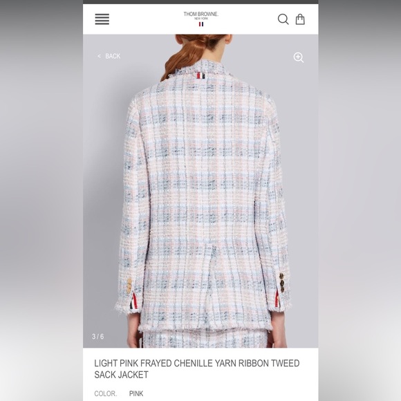 Thom Browne DB Sack Jacket - pastel pink/blue - Picture 2 of 9